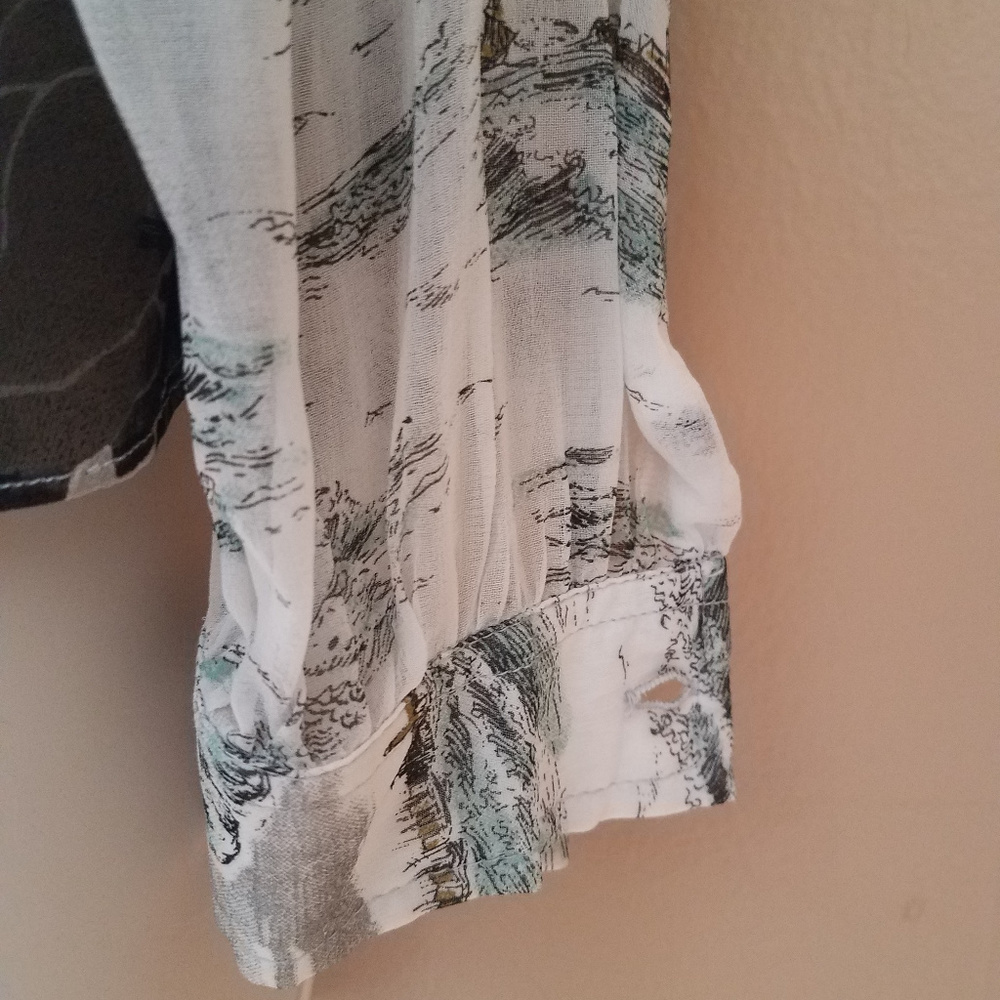 Leifnotes Multi-Color, Sheer Blouse - image 3